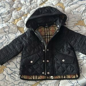 Burberry jacket for girl size 12 months. Authentic. Worn once.